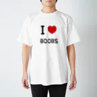 ＰＦＰ　JAPANのI Love boobs スタンダードTシャツ