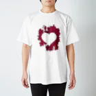 Fumiaki_Tadaのルビーレットのハート Regular Fit T-Shirt