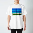 mizuphoto galleryの夏の扉 Regular Fit T-Shirt
