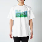 M.F.Photoの淡緑の潤い スタンダードTシャツ