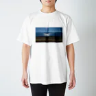 ももたんの日光に反射する諏訪湖 Regular Fit T-Shirt