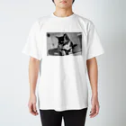 犬 猫 大好き！の猫 Tシャツ、リンガーTシャツ、トートバッグ、マグカップ スタンダードTシャツ