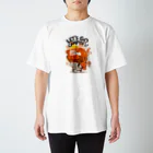 johnmacnのキャンプ行こう！ Orange スタンダードTシャツ