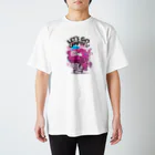 johnmacnのキャンプ行こう！ Magenta Regular Fit T-Shirt