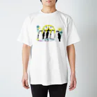 PGcafe-ペンギンカフェ-のヒゲペンギンたち Regular Fit T-Shirt