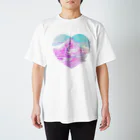 IENITY　/　MOON SIDEの【IENITY】絶​体​絶​命​ ​ ​G​l​i​t​c​h​ ​#​H​e​a​r​t Regular Fit T-Shirt