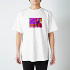 でんちぎれのお店の路地 Regular Fit T-Shirt