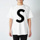 BetterDesignStoreのS ： イニシャルTシャツ スタンダードTシャツ