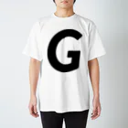 BetterDesignStoreのG ： イニシャルTシャツ Regular Fit T-Shirt