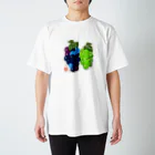 maruni_fruitsのGrape_02 Regular Fit T-Shirt