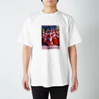 かよコーンショップの夜桜カラーコーン スタンダードTシャツ