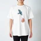 OW STOREの鳥と卵 Regular Fit T-Shirt