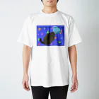 白椛亭 のキジトラ組 でんでん（エリザベスカラーver.） Regular Fit T-Shirt