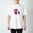 ひよこのおみせの宇宙ねこ ミルン＆ケルン Regular Fit T-Shirt