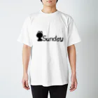 のびるのにゃんこ曜日　Sunday スタンダードTシャツ