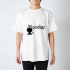 のびるのにゃんこ曜日　Monday スタンダードTシャツ