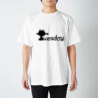 のびるのにゃんこ曜日　Tuesday Regular Fit T-Shirt