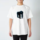 YANのゴリラと花 Regular Fit T-Shirt