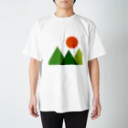 prunelleの山と太陽 スタンダードTシャツ