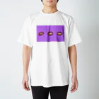 happychamchamのリップ（パープル） Regular Fit T-Shirt