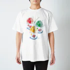 猫鳴きのかき氷３点 Regular Fit T-Shirt