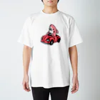 サメ わりとおもいの運転を覚えたピンクのサメ Regular Fit T-Shirt