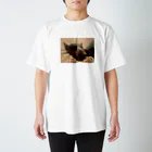 Pchan goodiesのSleepy dog  スタンダードTシャツ
