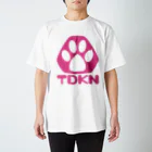 Transistor store（SUZURI支店）のTDKNロゴ Regular Fit T-Shirt