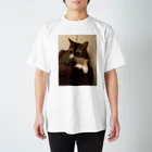 ねこまる広場のらいちくん Regular Fit T-Shirt