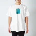 anodezaのPOOLロゴ&フォト Regular Fit T-Shirt