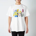 岡本なう - okamoto now -のピンズMen（ぴんずめん・PinsMen） スタンダードTシャツ