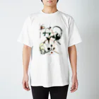 WAMI ARTの満ちる(ヲシテ文字) Regular Fit T-Shirt