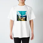 アタラシマユのCAMP - SEA Regular Fit T-Shirt