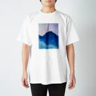 bungetsudoの青い山 スタンダードTシャツ