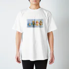 un-petit-pas-ninjinのエア海水浴インコ！ Regular Fit T-Shirt