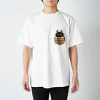 おはなまとぺショップのシャム猫シャムシャム　モカブラウン Regular Fit T-Shirt