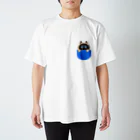 おはなまとぺショップのシャム猫シャムシャム　青色 Regular Fit T-Shirt