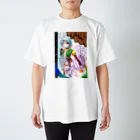 ぺちゃの ○。銀狐堂。○ の飴玉娘 Regular Fit T-Shirt