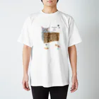 amysgrooveのBichiko's maxim 『食パンはおふとん』 スタンダードTシャツ