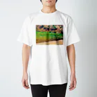 日本風景と自然風景の鳥の旅 Regular Fit T-Shirt