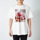 Originalの恋する💗形Cake Regular Fit T-Shirt