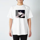 KAJIRIの黒マスクの男の子 Regular Fit T-Shirt