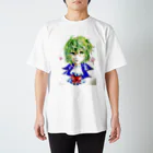 ぺちゃの ○。銀狐堂。○ の天パうさぎ スタンダードTシャツ