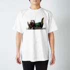 ゴイサギ+αのサンコウチョウ(白地用) スタンダードTシャツ