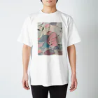 Yoshiki house 岡村芳樹のparrot shells sea スタンダードTシャツ