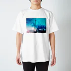 永久凍土の国の白夜の星空を駈ける騎士 スタンダードTシャツ