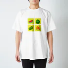 Futwoのドット絵すいか スタンダードTシャツ