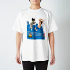 みくせんせのボクサー猫 スタンダードTシャツ