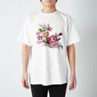 thubame_doの台湾花様シリーズ  Regular Fit T-Shirt