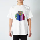 あぴこのおみせの角度がおかしいネコ(ピカソ風) Regular Fit T-Shirt